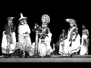 Koodiyattam play on stage